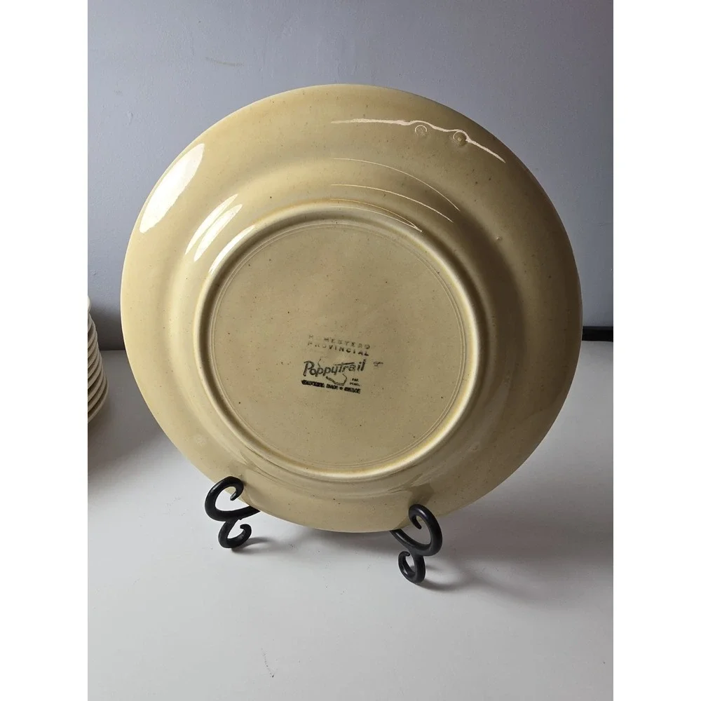 2 Set‎ Vintage HOMESTEAD PROVINICAL Metlox Dinner Plate 9 3/4